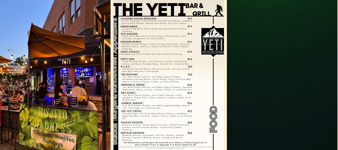 The Yeti Bar and Grill Fort Collins